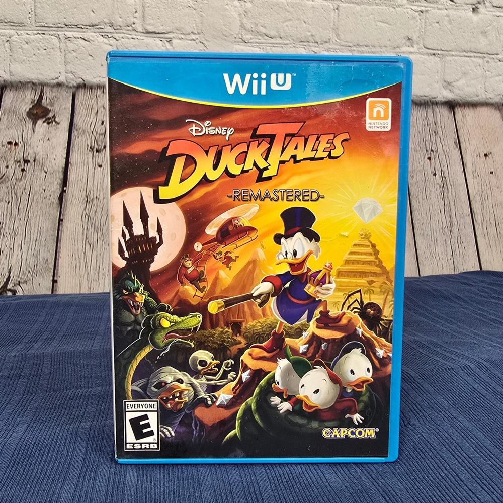 Disney DuckTales Remastered Nintendo Wii U WUP P WDKE Capcom Video Game